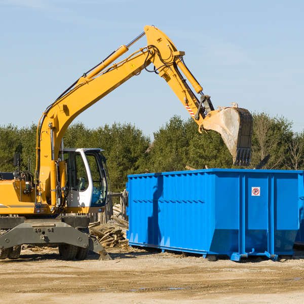 can i choose the location where the residential dumpster will be placed in Edgmont